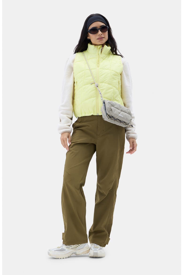 Claude Water Repellent Quilted Vest, Alternate, color, LIMONCELLO