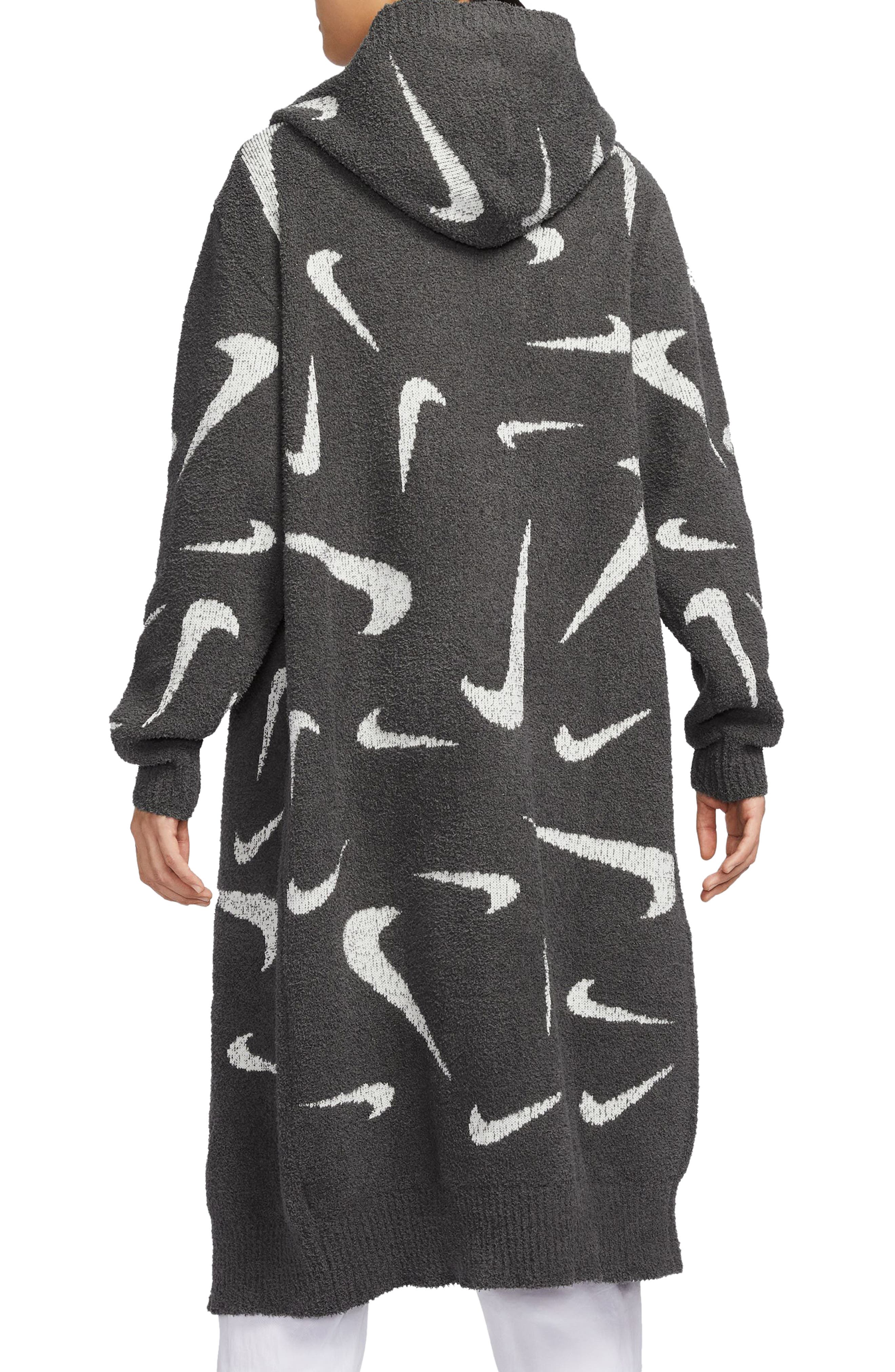 nike longline cardigan