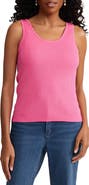 Jones New York Scoop Neck Rib Sweater Tank
