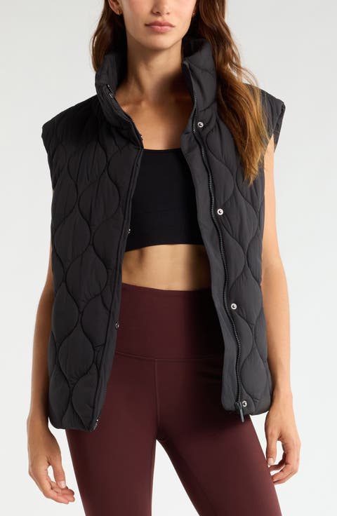 Skyline Belted Puffer Vest