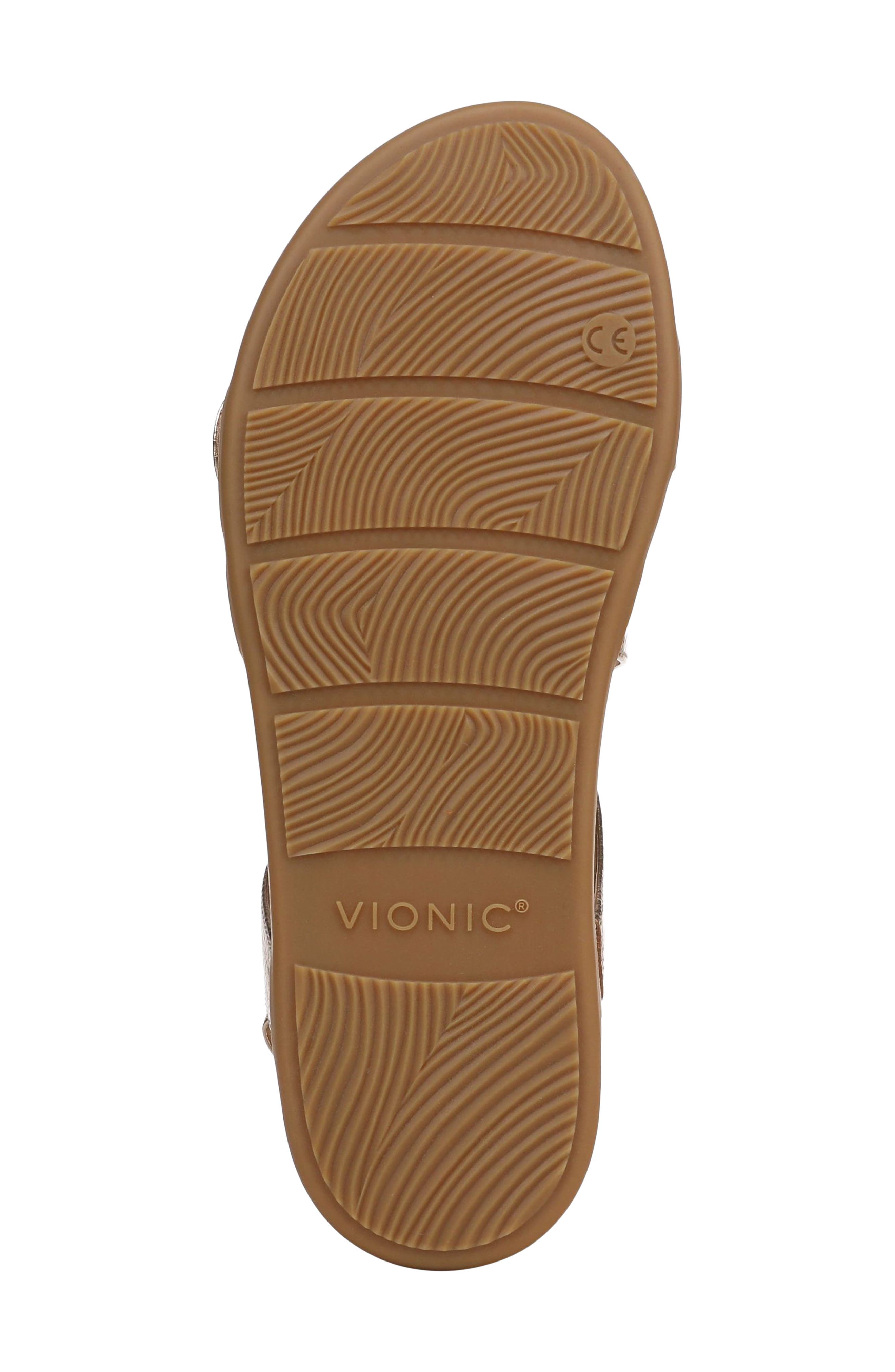 Vionic Cypress Sandal, Alternate, color, Bronze
