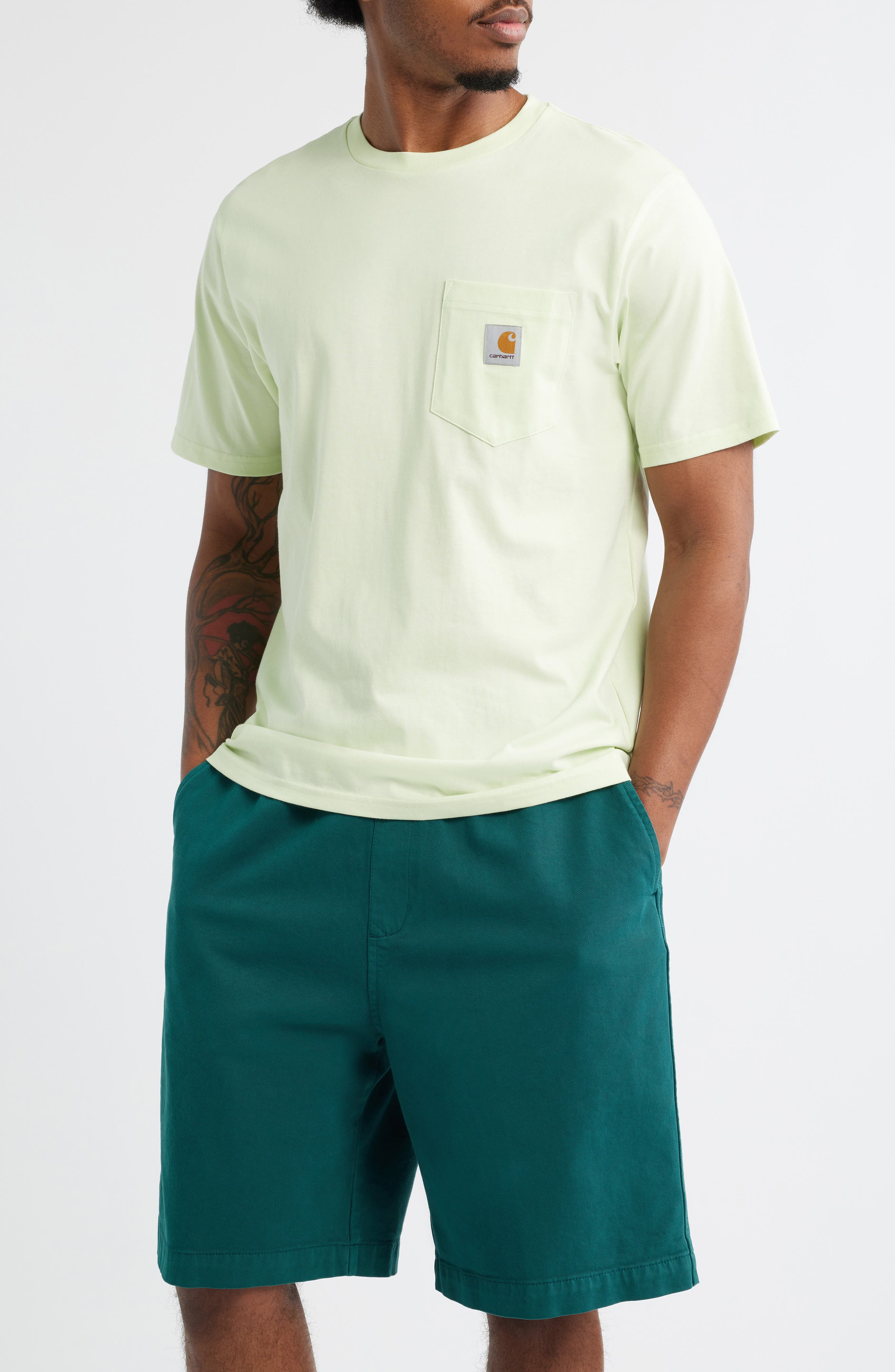 Carhartt Work In Progress Logo Pocket T-Shirt