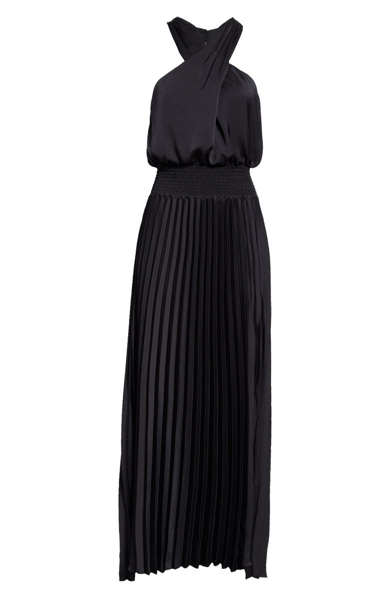 Ramy Brook Arina Pleated Maxi Dress, Alternate, color, 