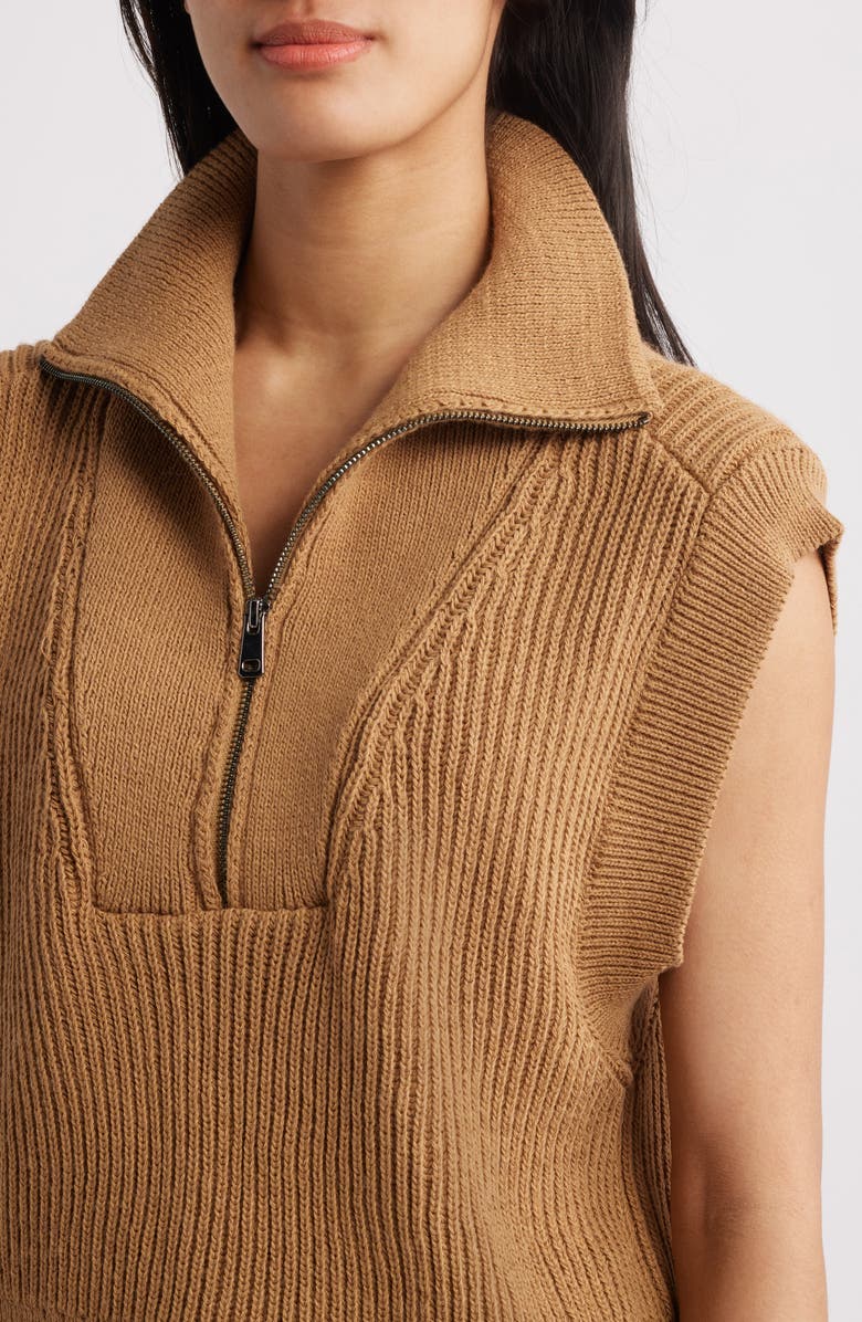 Mavi Jeans Half Zip Sweater Vest, Alternate, color,