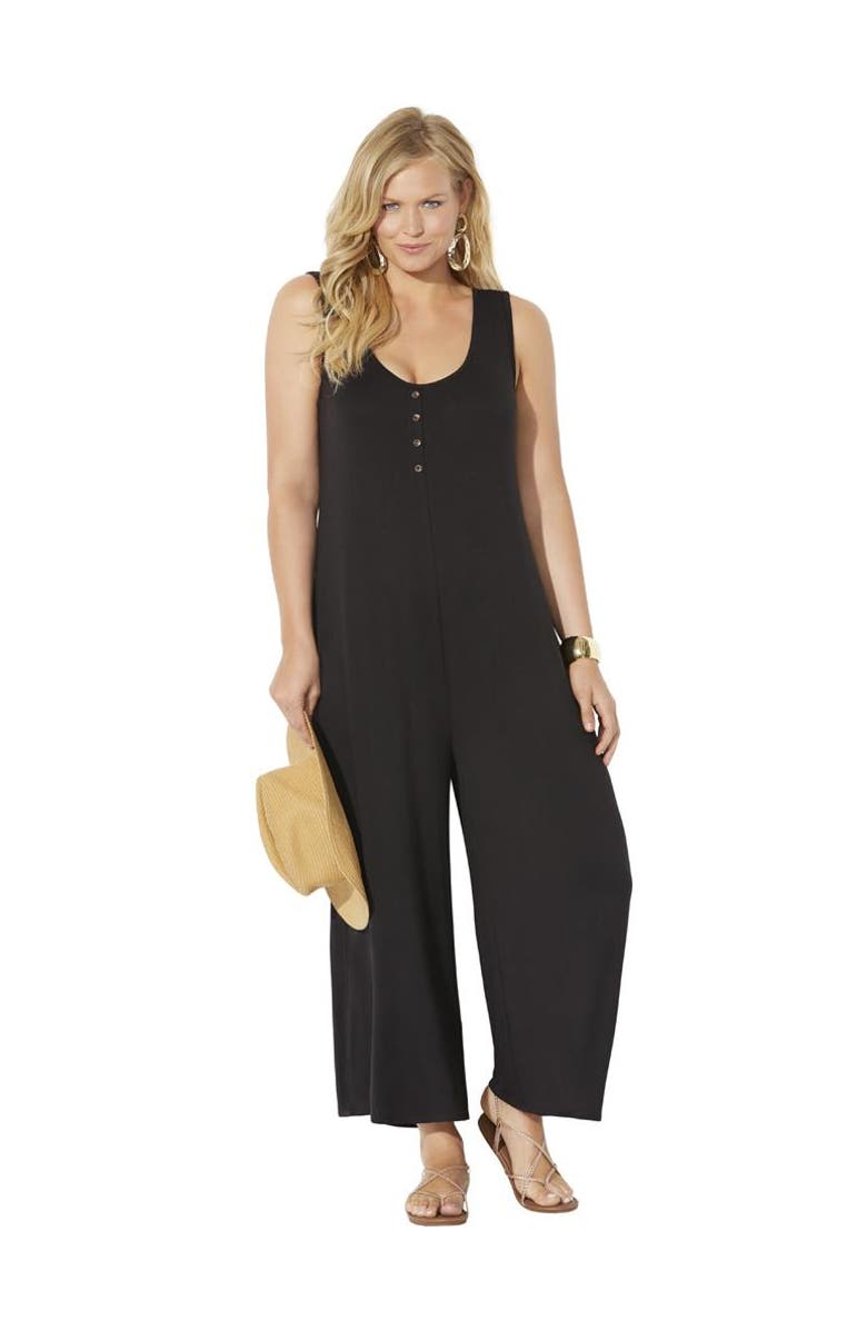 Swimsuits for All Isla Jumpsuit, Main, color, Black