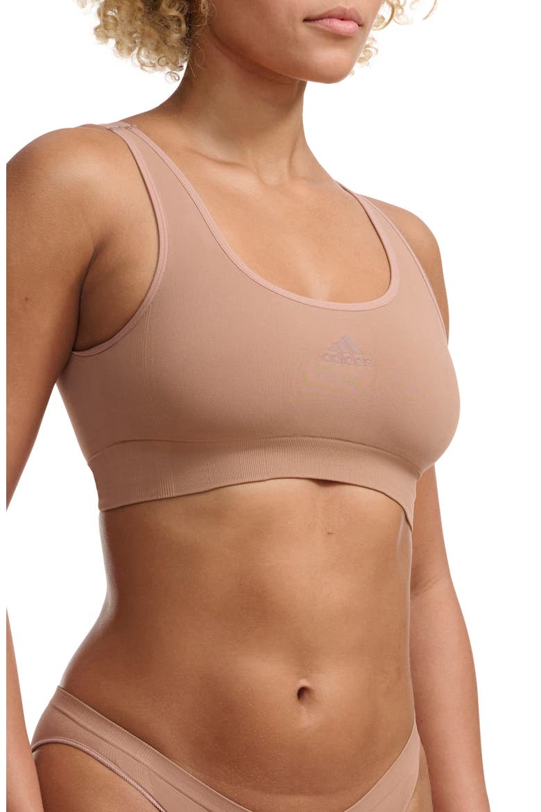 Scoop Lounge Sports Bra, Alternate, color, TOASTED ALMOND
