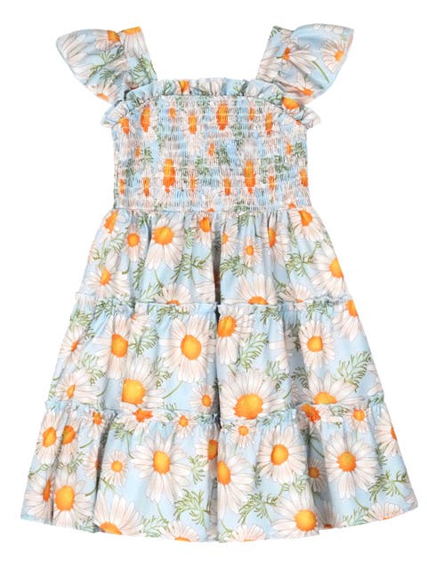 Girls Daisy Delight Smocked Tiered Dress (Toddler, Little Kid & Big Kid)