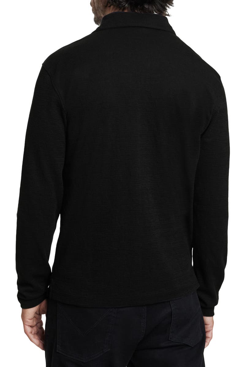 John Varvatos Morris Long Sleeve Johnny Collar Polo, Alternate, color,