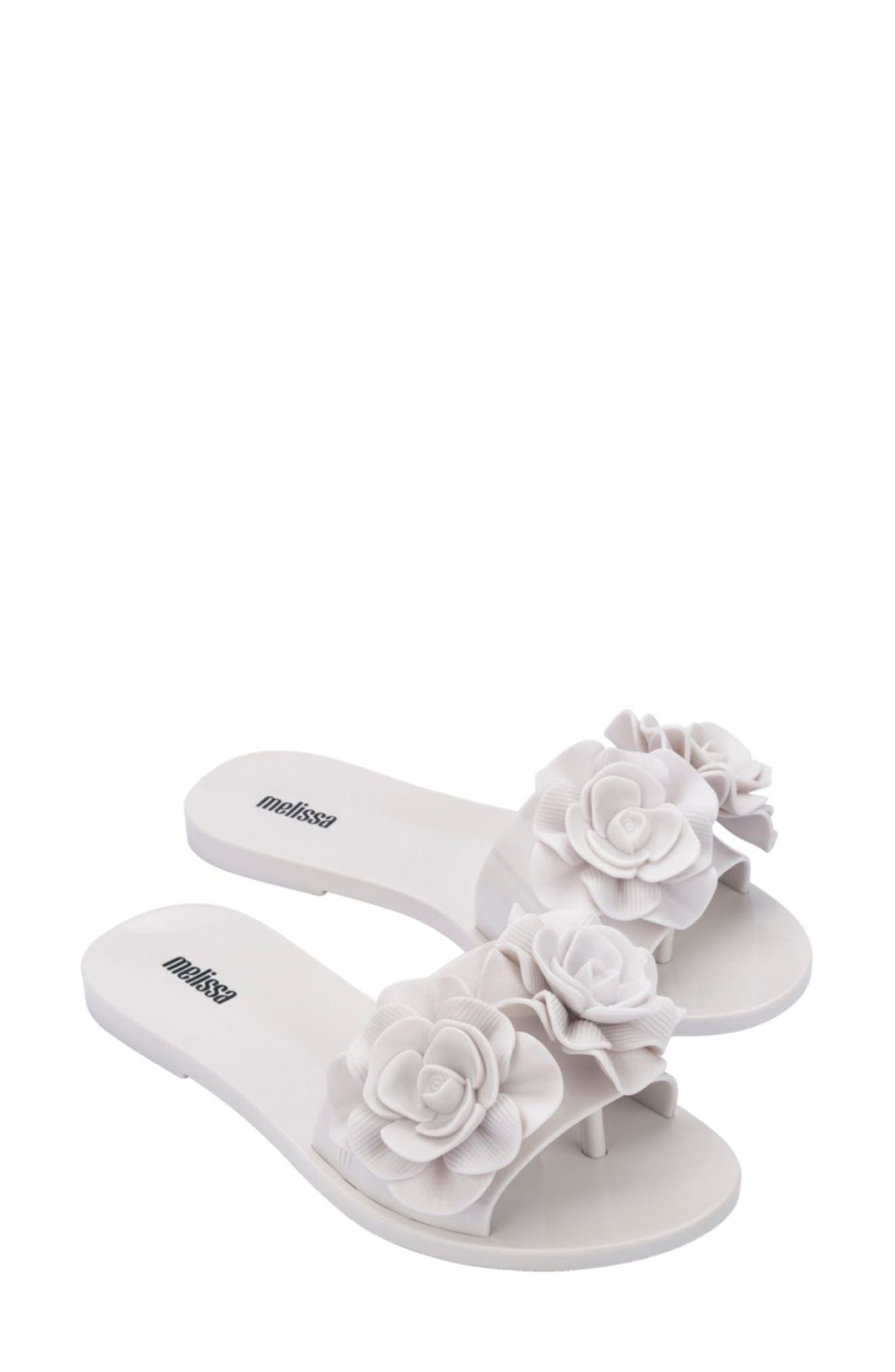 Babe Garden Slide Sandal, Main, color, WHITE
