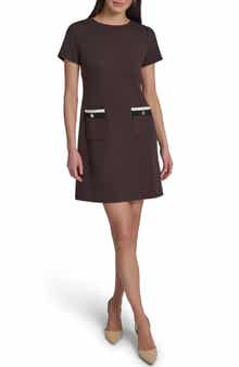 Tommy Hilfiger Scuba Crepe Shift Dress