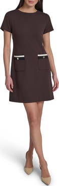 Tommy Hilfiger Scuba Crepe Shift Dress