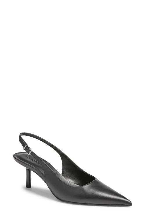 Nordstrom Liza Slingback Pointed Toe Pump In Black