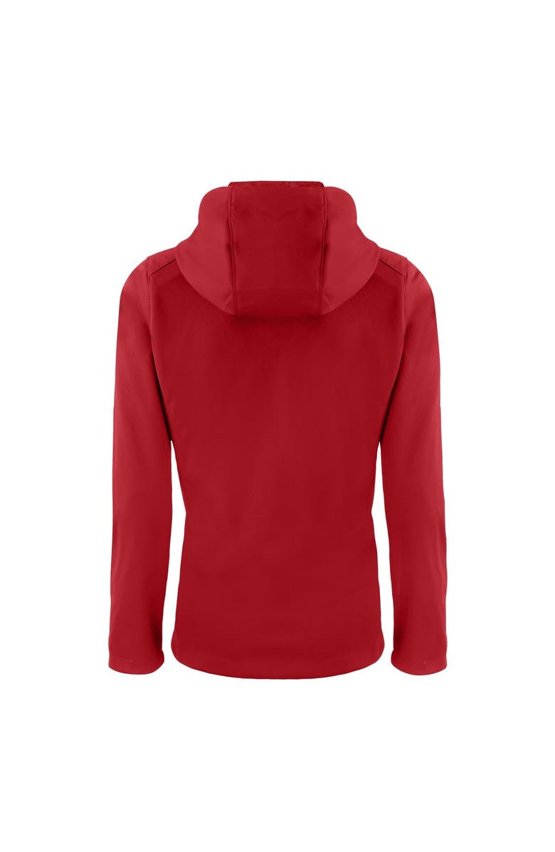 Cutter & Buck Women's Cutter & Buck Red Buffalo Bills Evoke Eco Softshell Recycled Full-Zip Hooded Jacket, Alternate, color,