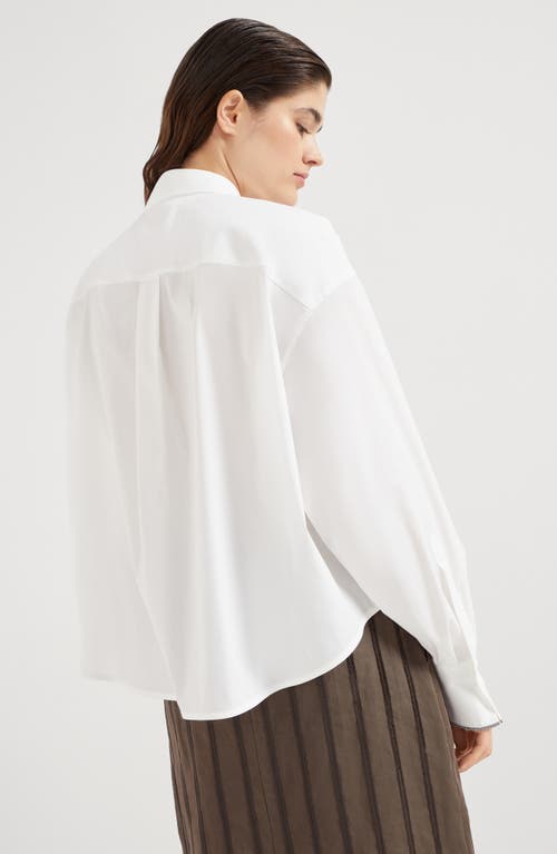 Brunello Cucinelli Monile Shirt Shirt And Blouse In White