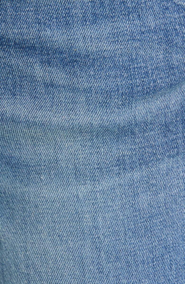 R13 High Waist Kick Fit Crop Jeans, Alternate, color, Jasper Stretch