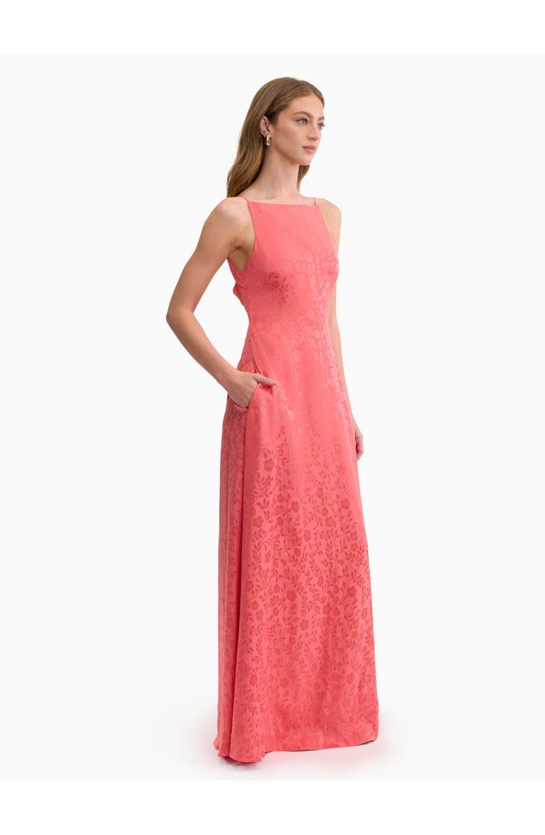 Rebecca Taylor Emery Jacquard Dress, Alternate, color, Coral Blush
