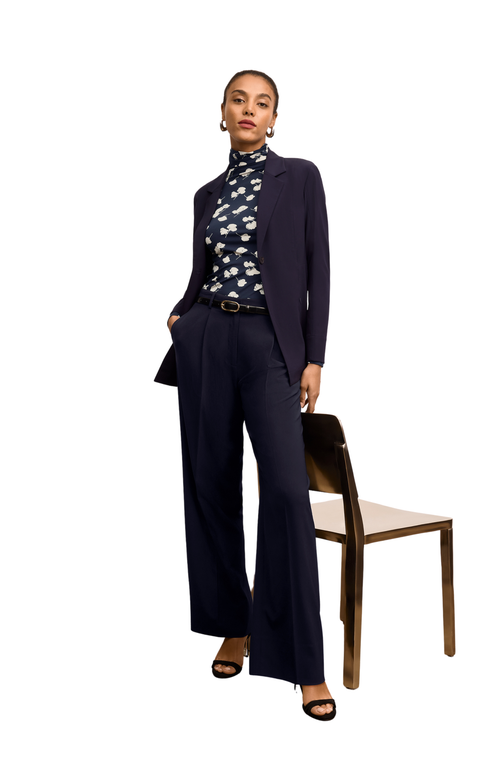 M.m.lafleur Axam Turtleneck In Blue
