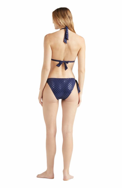 VILEBREQUIN SPARKLING SIDE TIE RELIEF BIKINI BOTTOM
