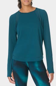 Sweaty Betty Breathe Easy Mesh Inset Long Sleeve T-Shirt