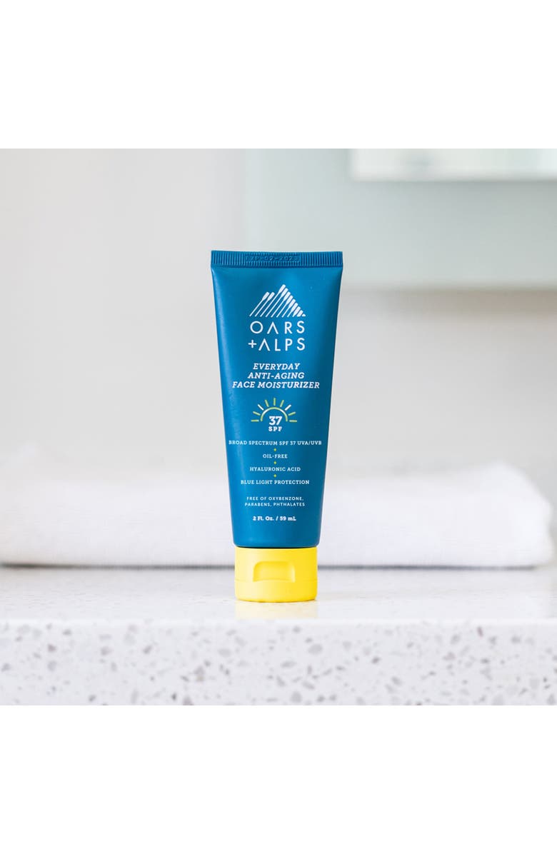 OARS + ALPS Everyday Anti-Aging Face Moisturizer with SPF 37, Alternate, color, Blue