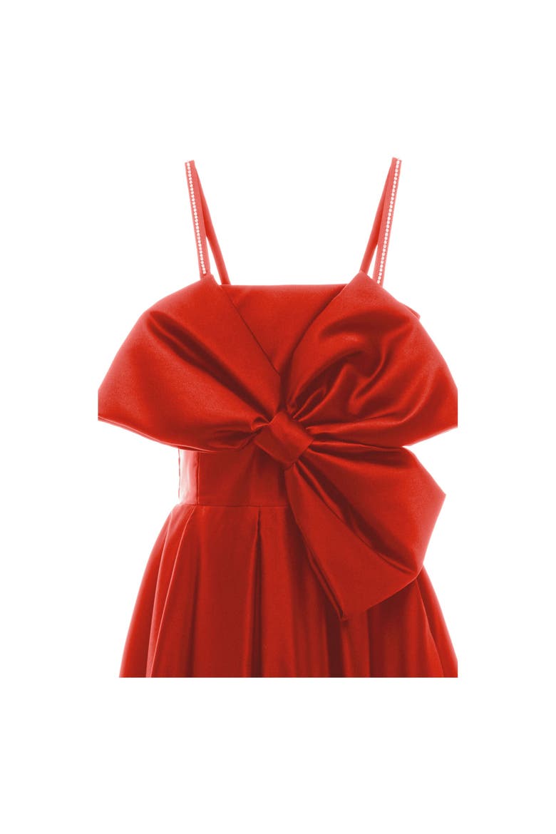 Liana Taffeta Gown, Alternate, color, Red