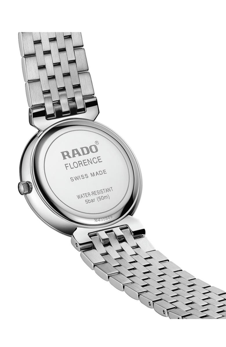 RADO Florence Diamond Bracelet Watch, 30mm, Alternate, color, 