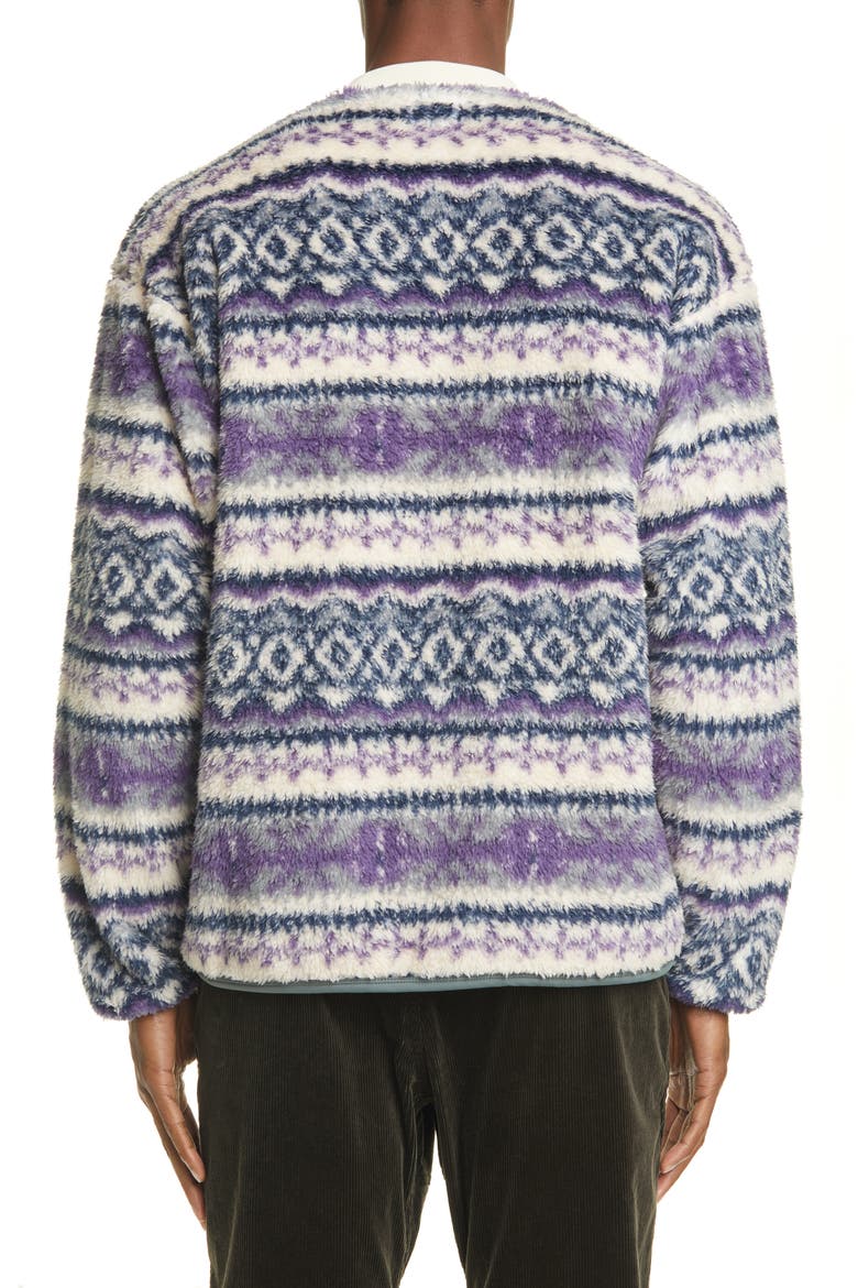 Nordic Fleece Pullover, Alternate, color, OFF WHITE