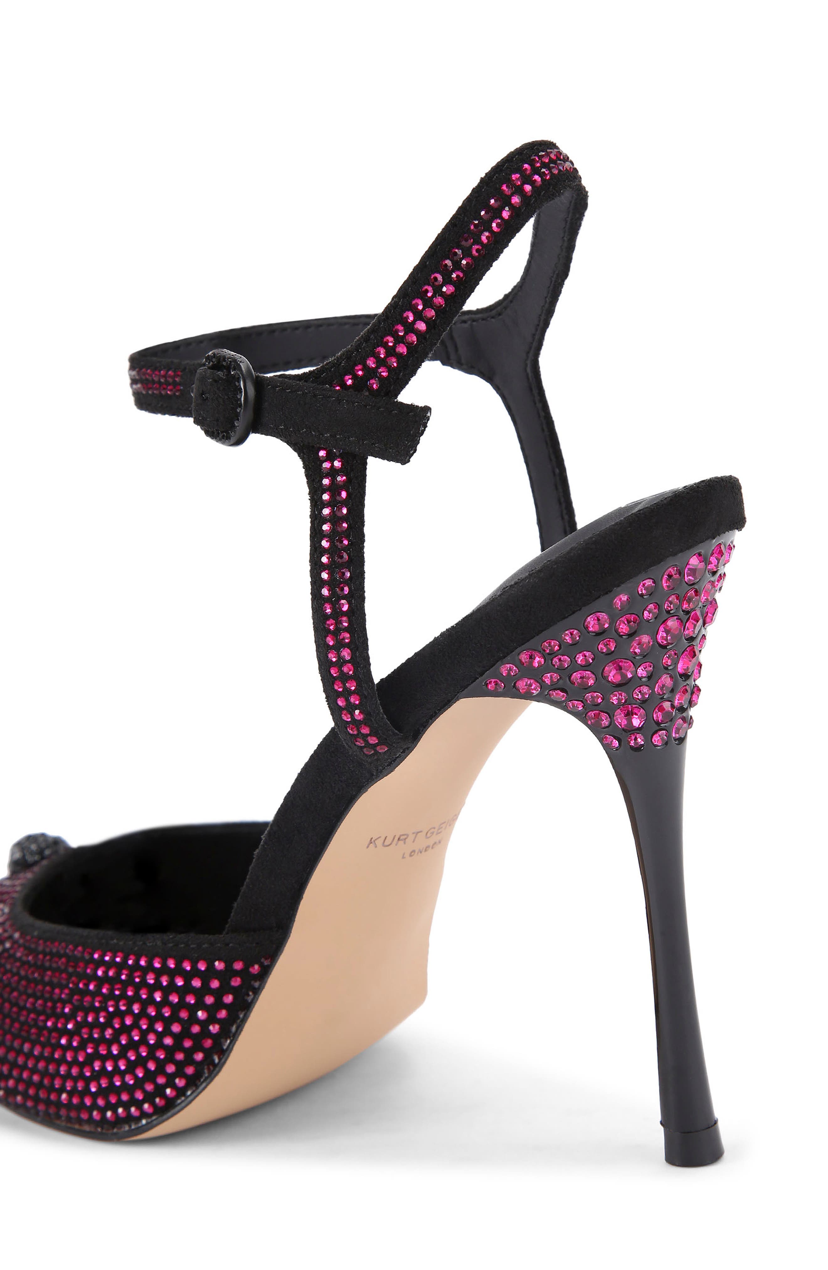 Kurt Geiger London Eagle Point Ankle Strap Pump, Alternate, color, Open Pink