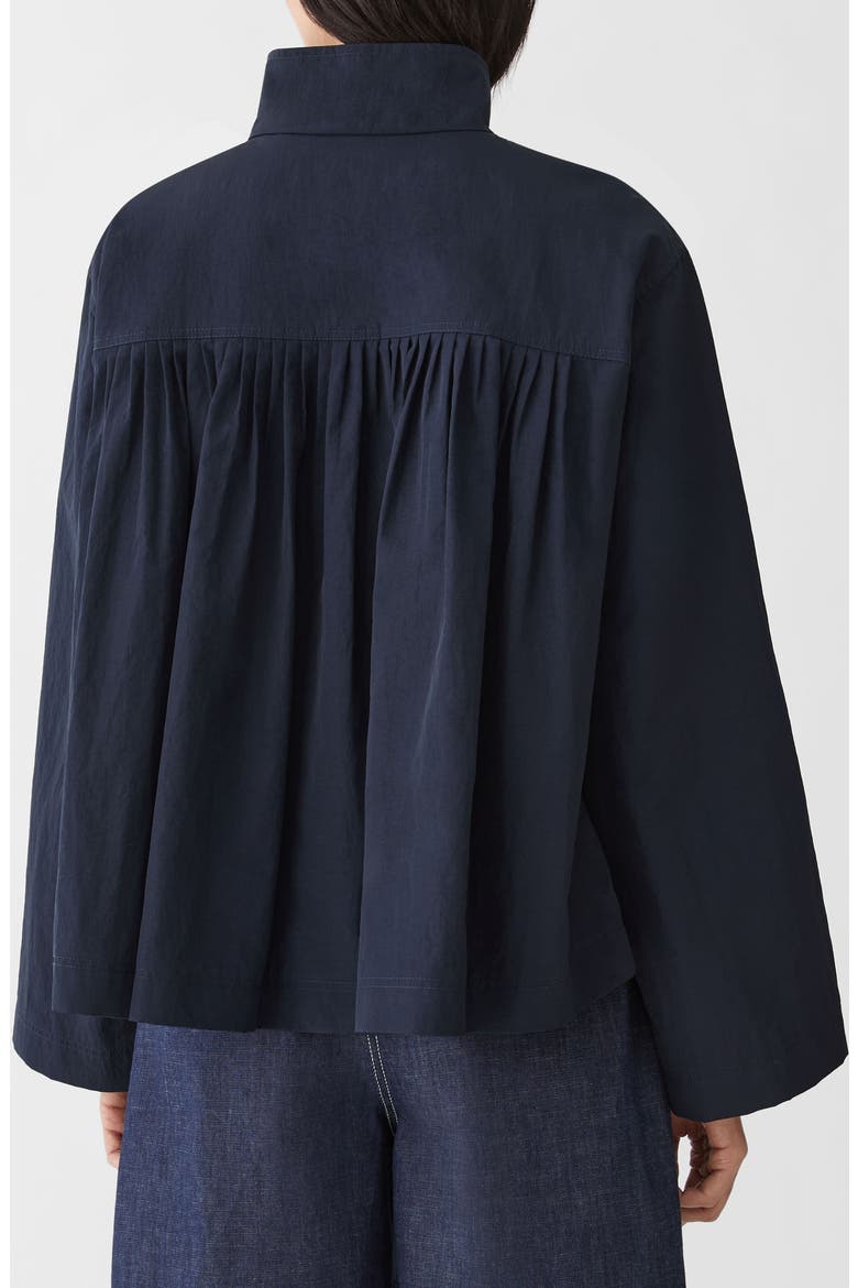 Calvary Twill Funnel Neck Jacket, Alternate, color, INK