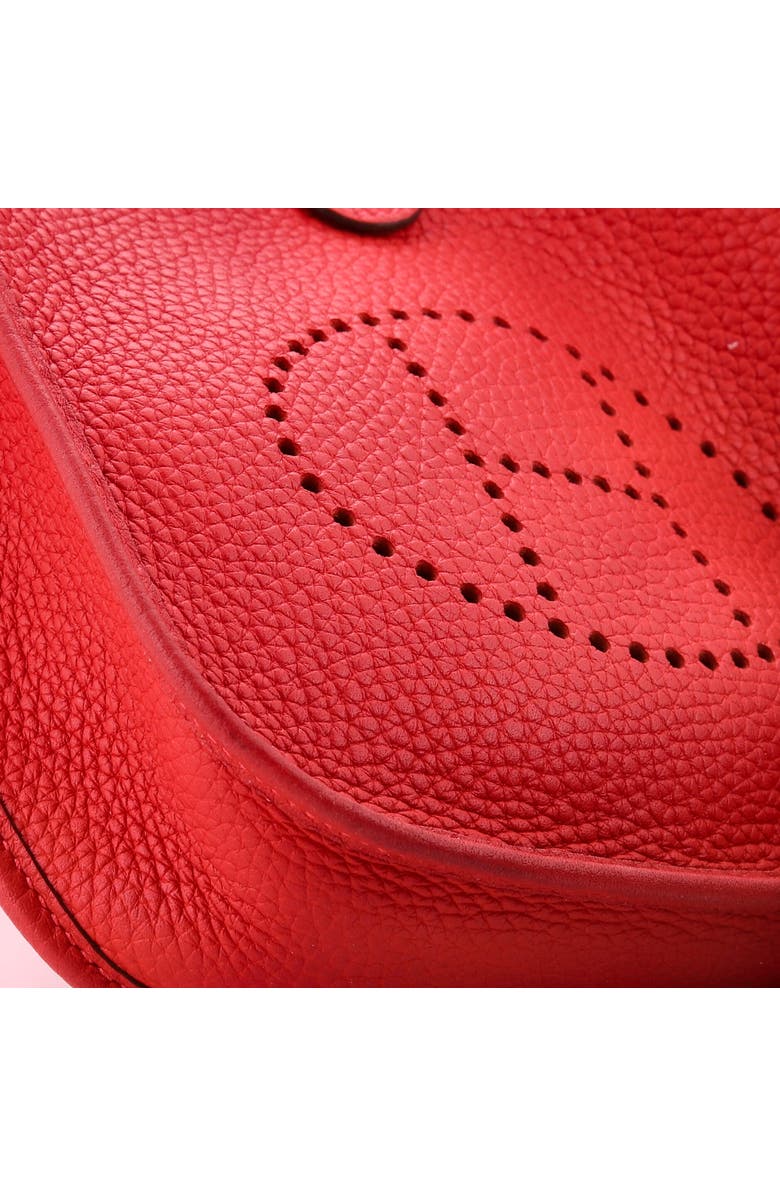 Pre-Owned Hermes Evelyne Bag Gen III Clemence TPM, Alternate, color, Rouge Casaque