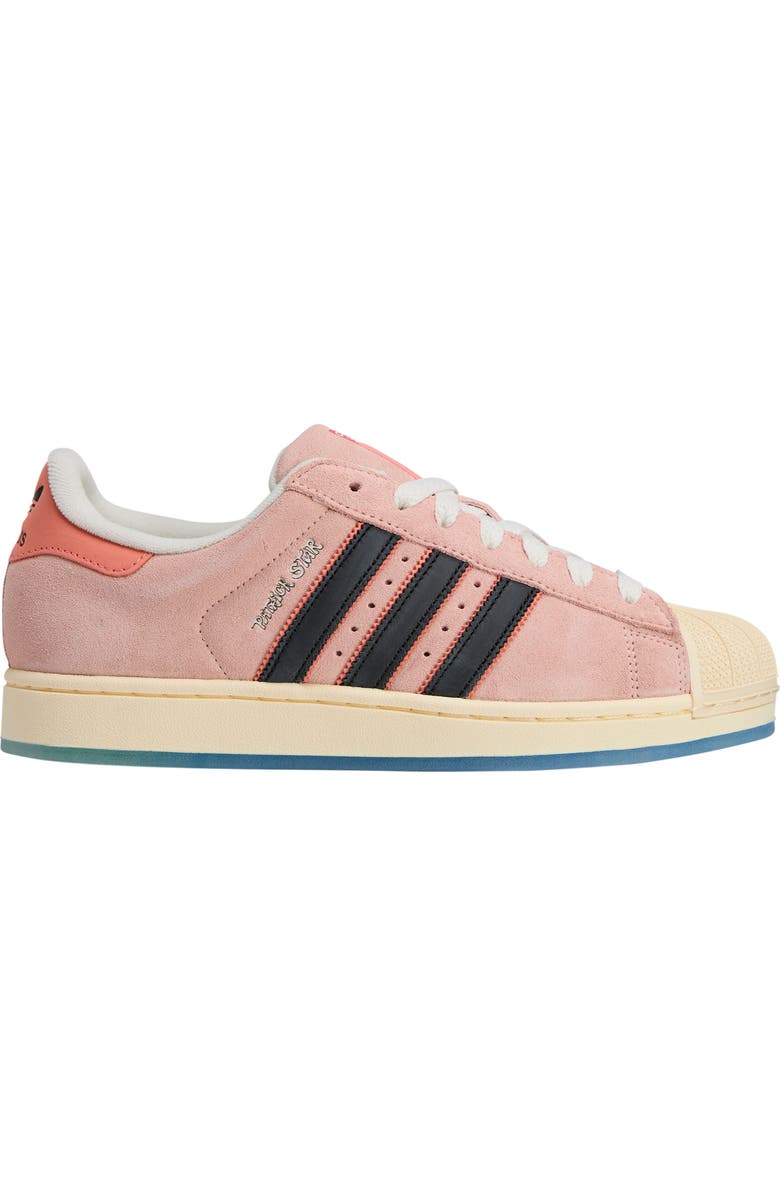 adidas x 'SpongeBob SquarePants' Gender Inclusive 'Patrick Star' Suede Superstar Sneaker, Alternate, color,
