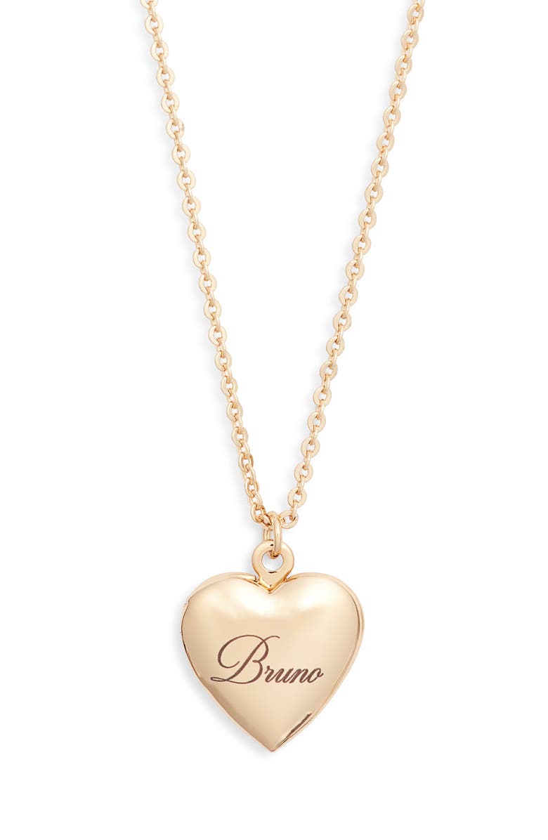 Set & Stones Roxy Personalized Locket Necklace, Main, color, Gold