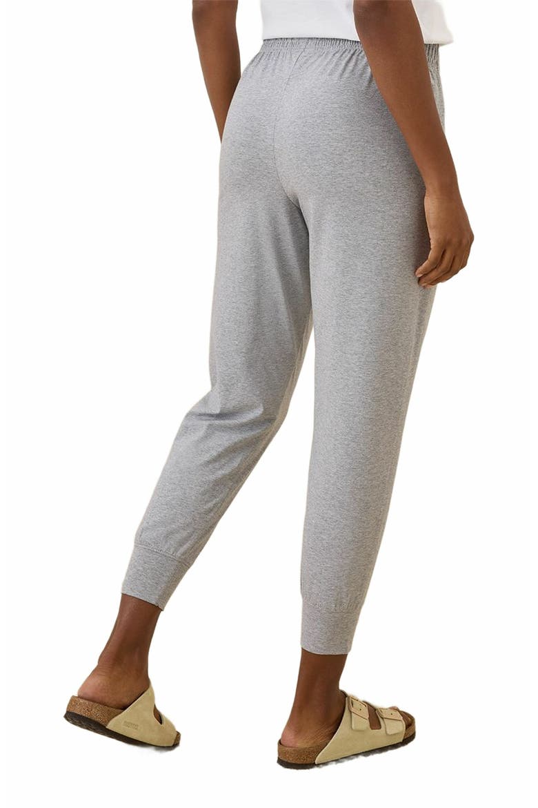 Organic Cotton Luxe Essential Jogger, Alternate, color, Heather Grey