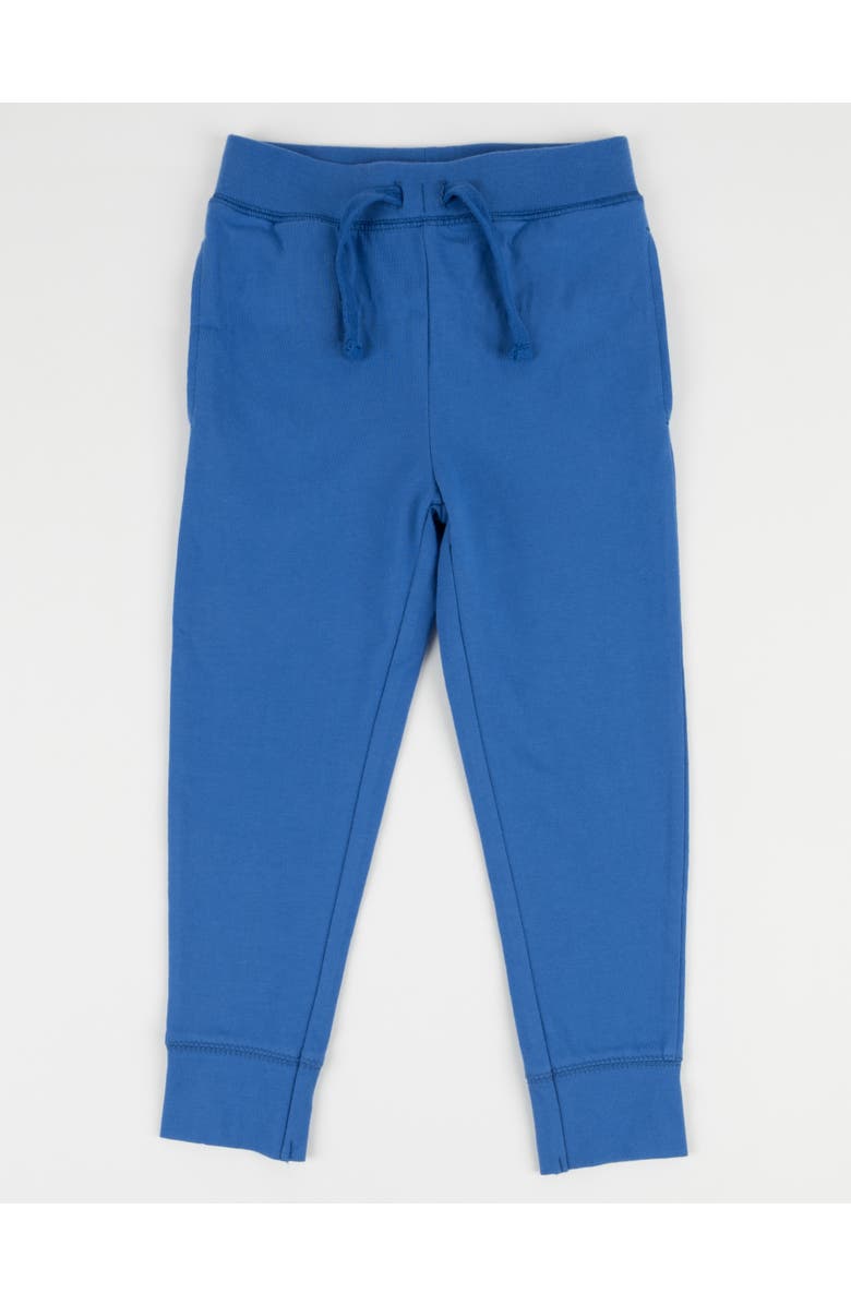 Leveret Kids 100% Cotton Lightweight Jogger Pants, Main, color, Royal Blue