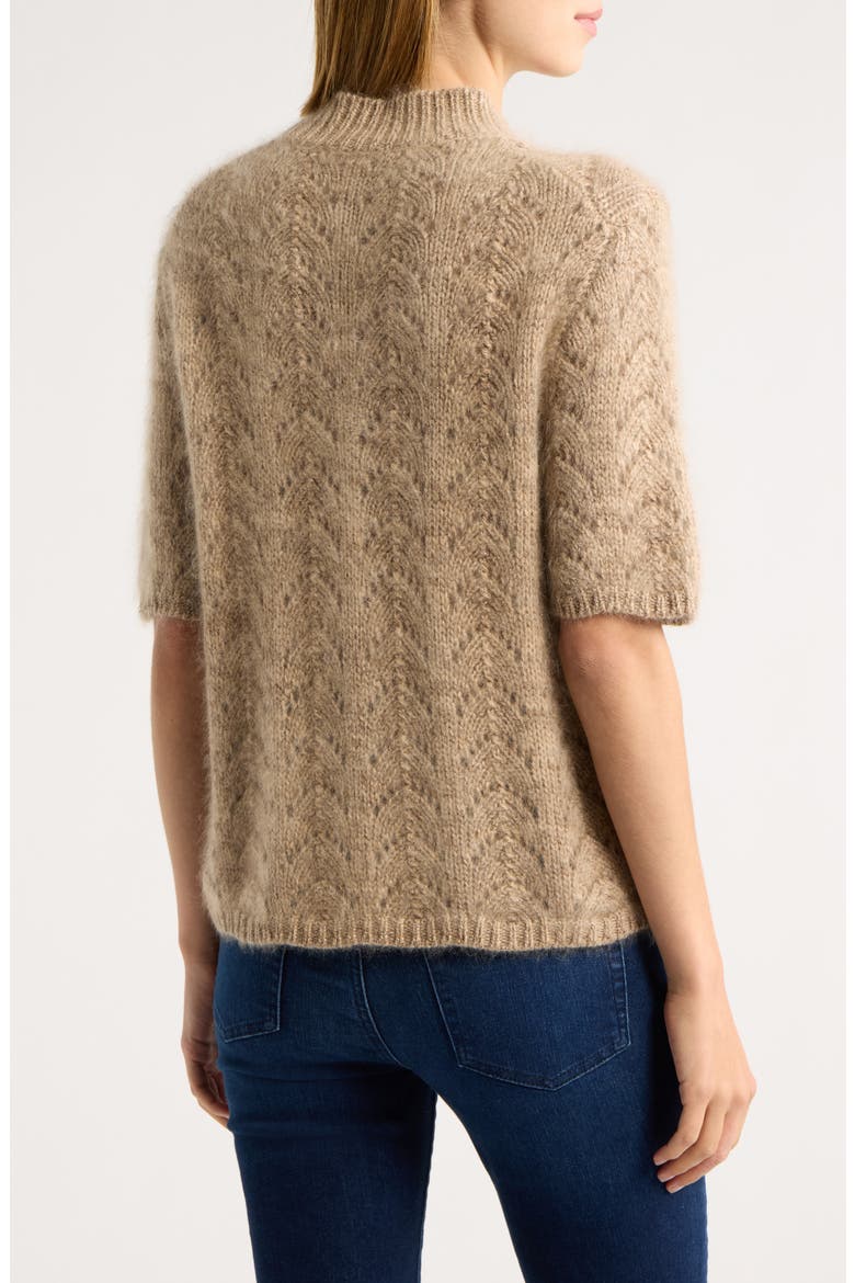 Lurex Cashmere Sweater, Alternate, color, OATMEAL