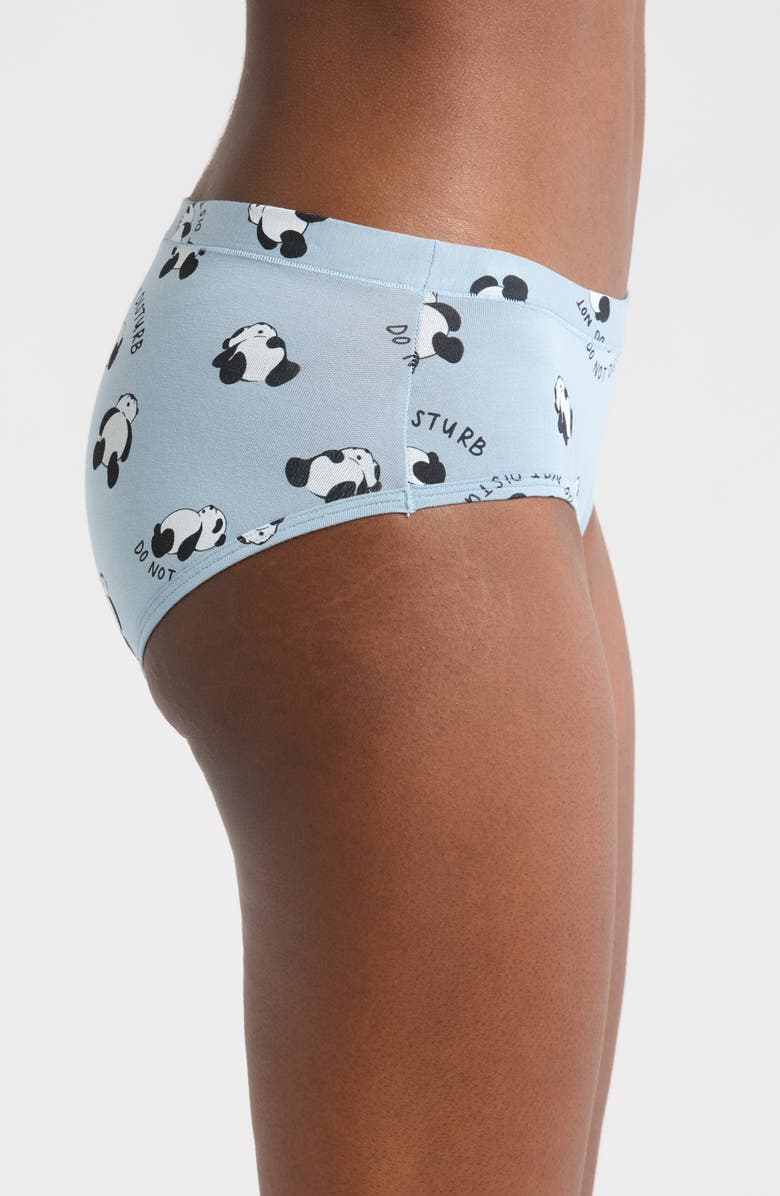 MeUndies FeelFree High Waist Briefs, Alternate, color, Do Not Disturb