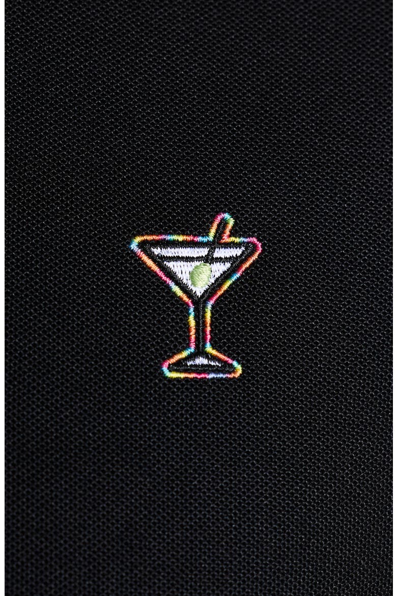 Belvar Knit Polo, Alternate, color, BLACK