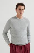 Brunello Cucinelli Cashmere English rib sweater