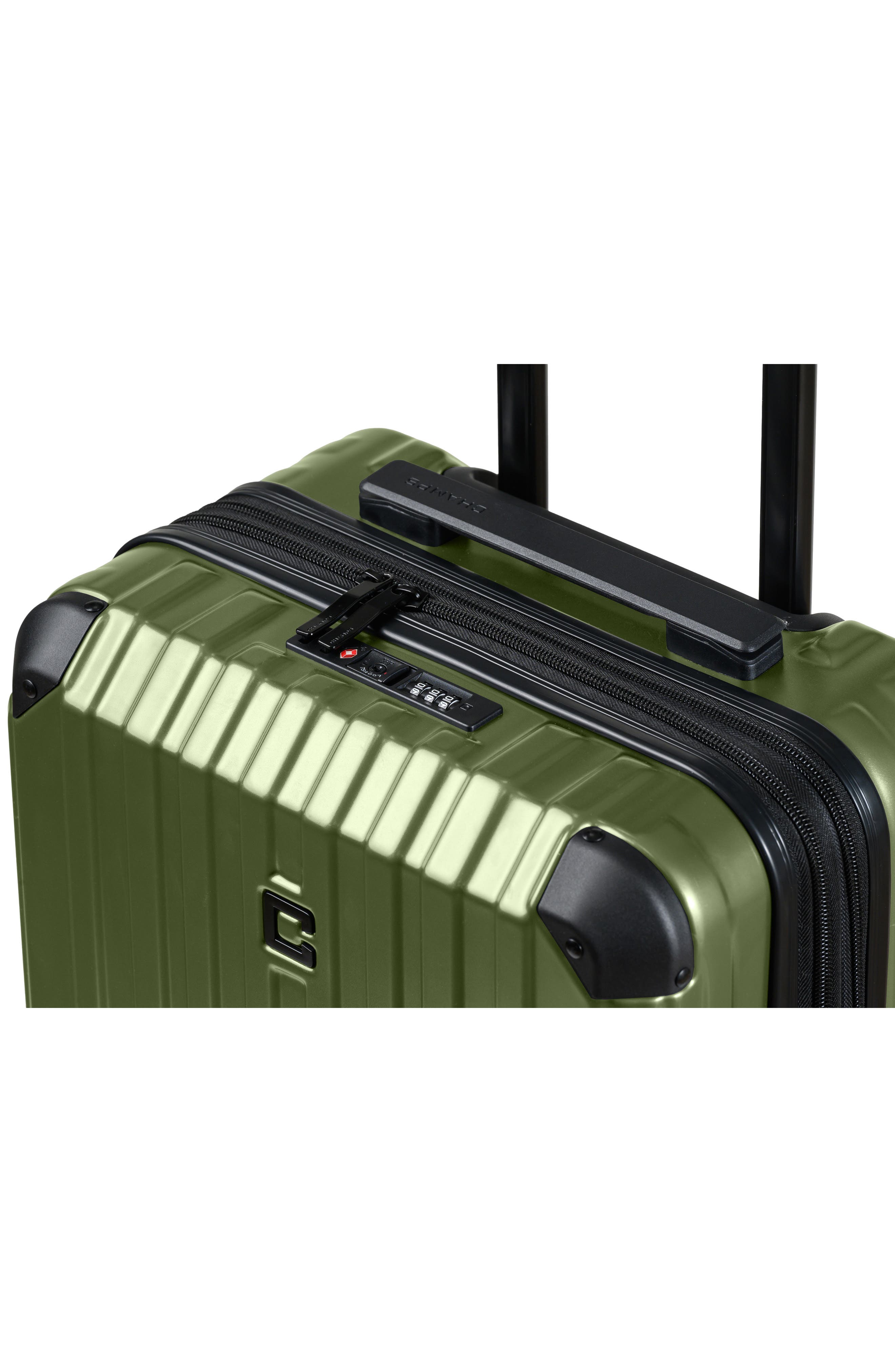 CHAMPS Element 3-Piece Luggage Set, Alternate, color, Green