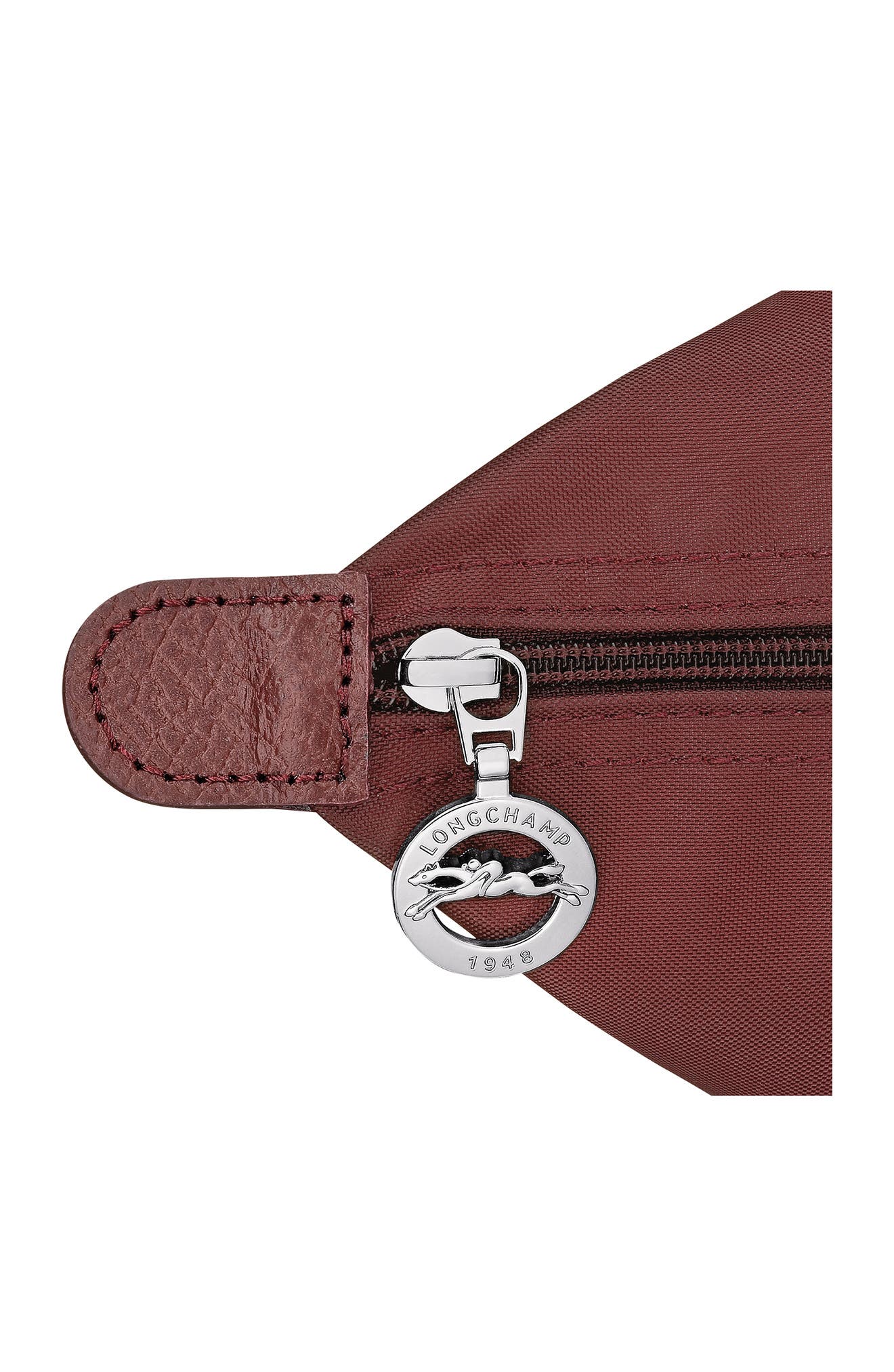 Longchamp Large Le Pliage One Nylon Shoulder Tote, Alternate, color, Burgundy
