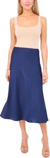 Satin Bias Skirt