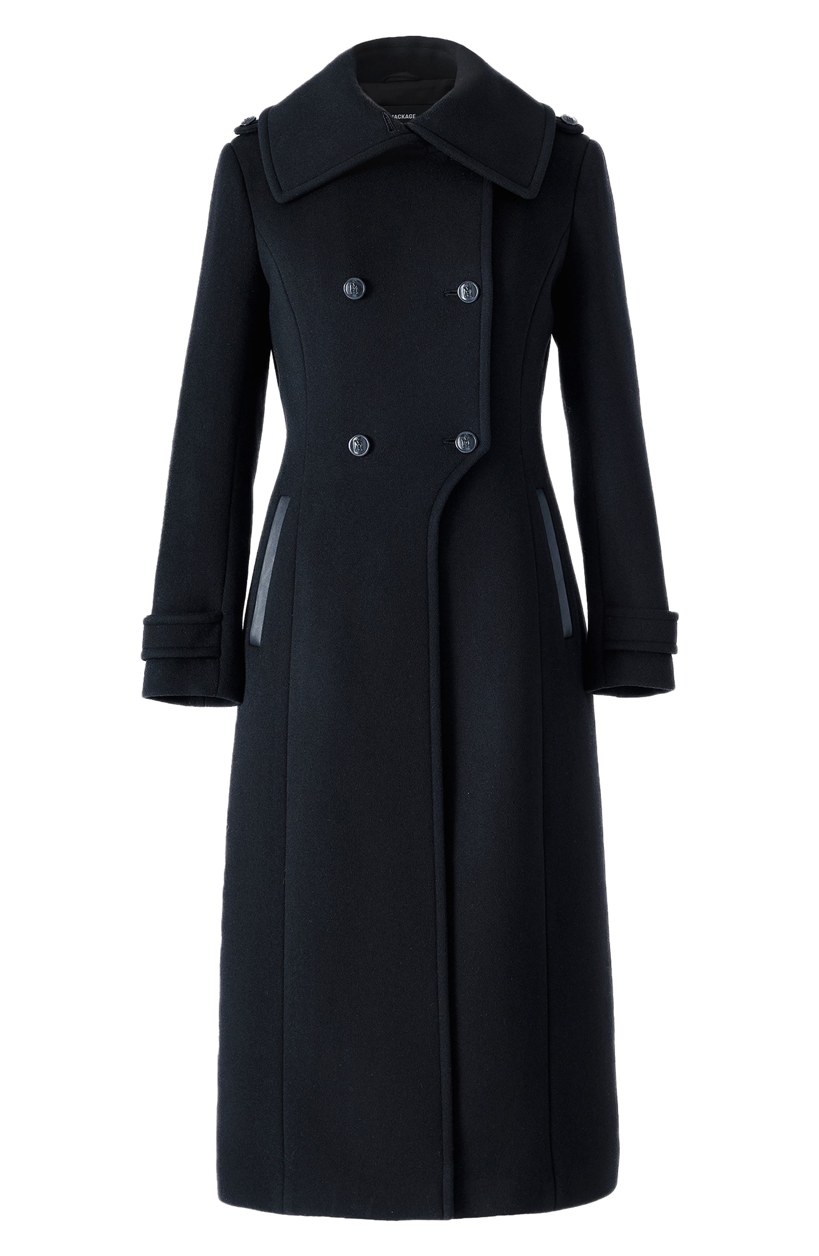 Mackage Elodie Double Breasted Military Maxi Coat (Women) | Nordstrom