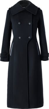 Mackage Elodie Double Breasted Military Maxi Coat