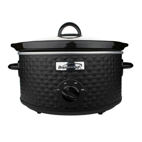3.5 Quart Diamond Pattern Slow Cooker