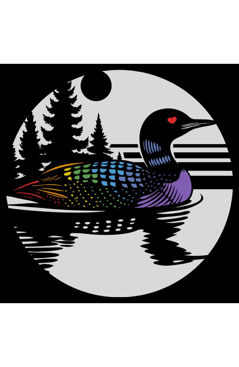 Lost Gods Men's Lost Gods Another Rainbow Loon Graphic T-Shirt, Alternate, color, Black