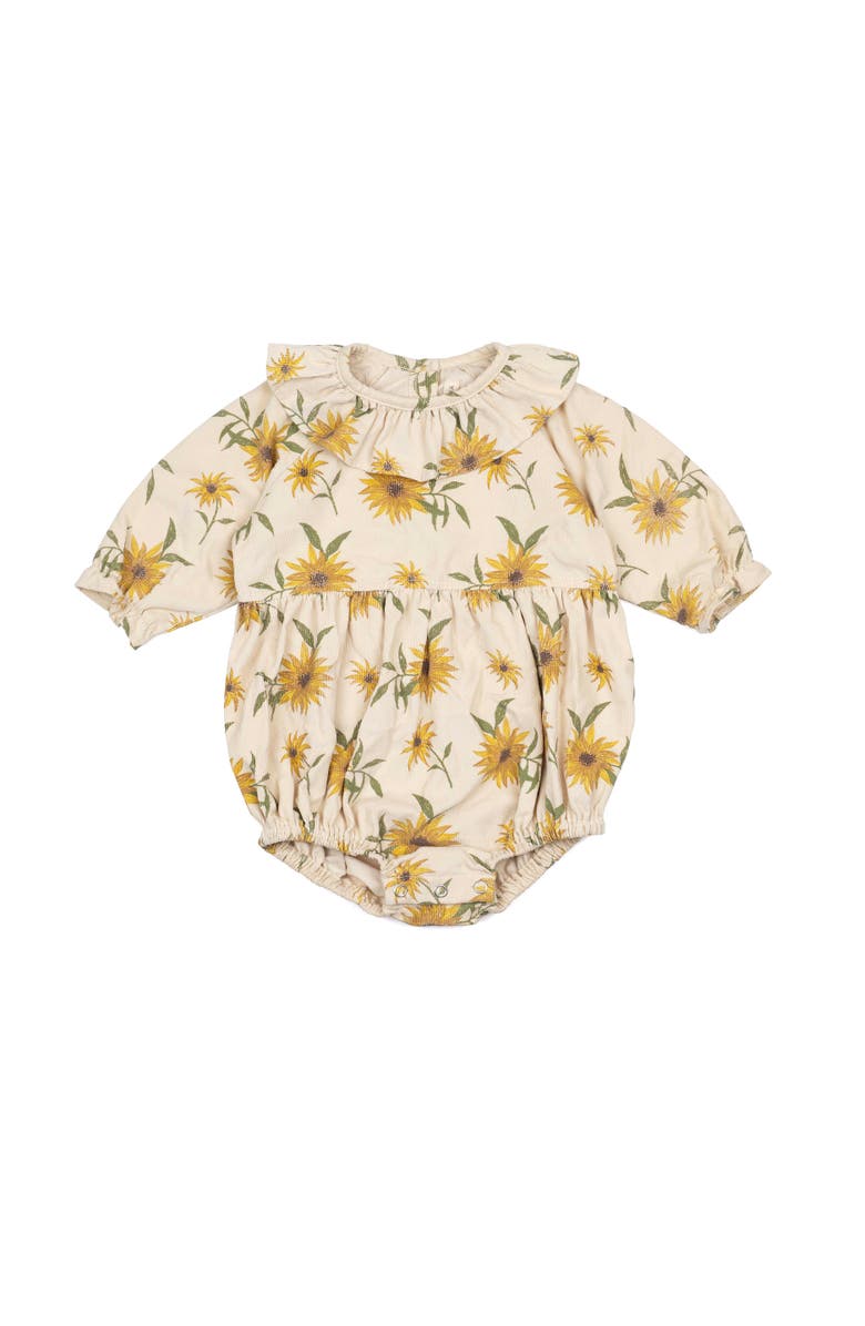 Wild Wawa Hazel Romper, Main, color, Sunflower Field