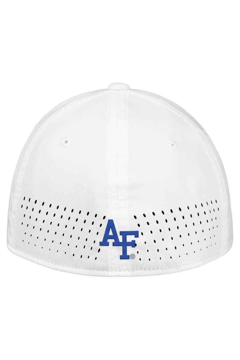 Men's Nike White Air Force Falcons 2026 On-Field AeroBill SwooshFlex Dri-FIT Hat, Alternate, color, White