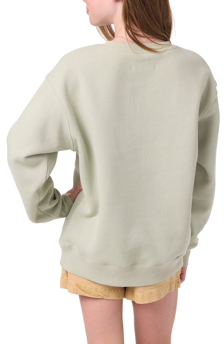 O
Neill Kids
 Skylar Wave Graphic Sweatshirt, Alternate, color, Desert Sage