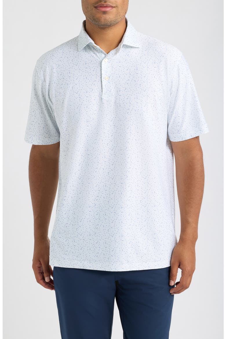 On the Line Performance Jersey Polo, Main, color, WHITE