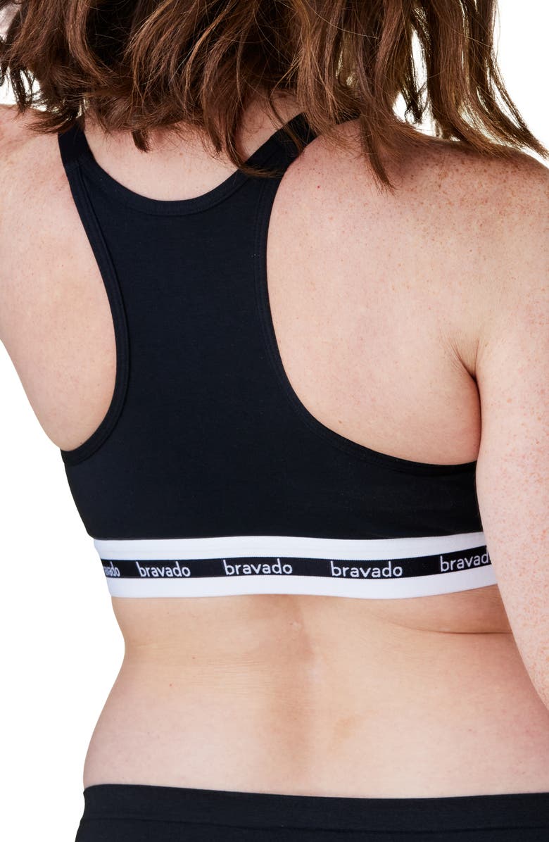 Bravado Designs Original Organic Cotton Blend Full Cup Maternity/Nursing Bra, Alternate, color, Black